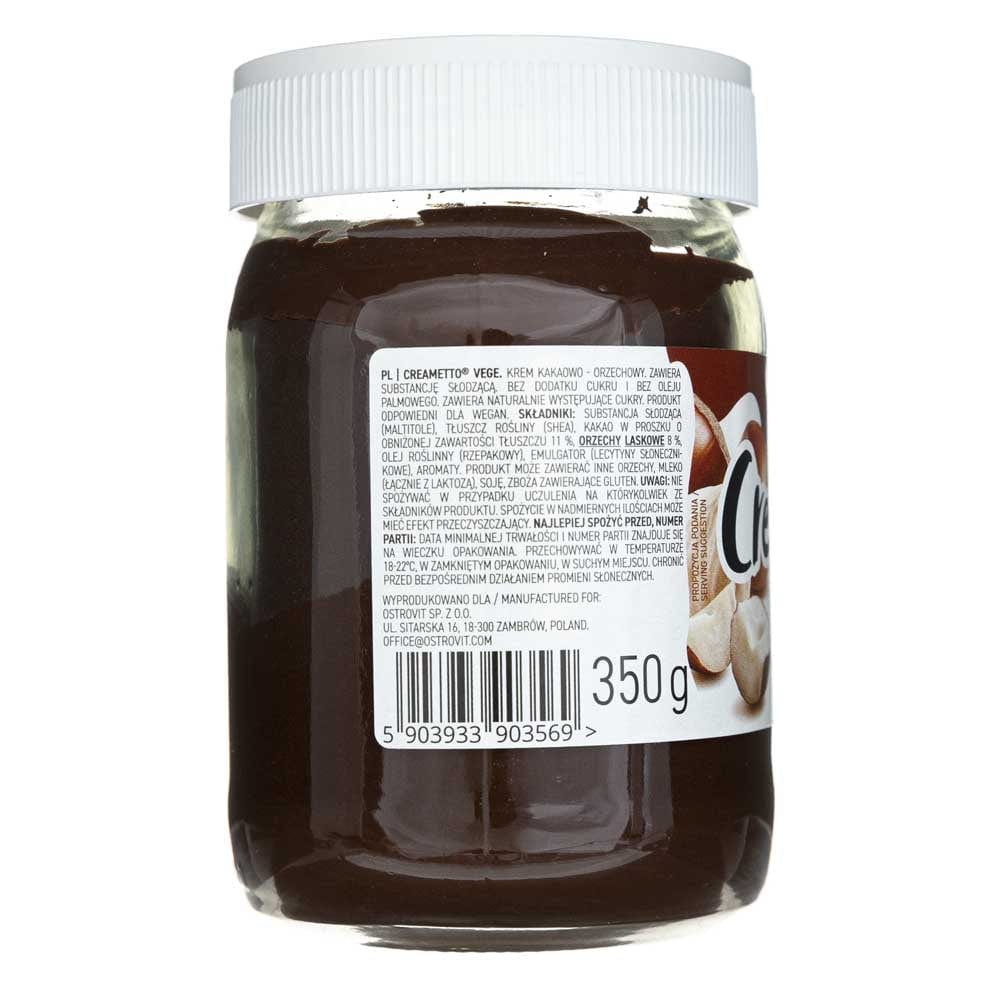 Ostrovit Creametto Cocoa-Hazelnut Vege - 350 g