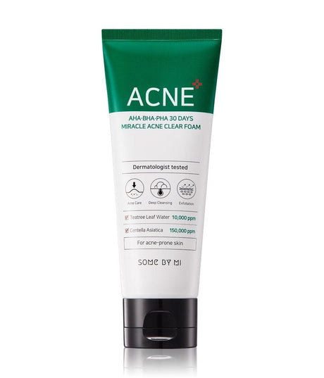 Some By Mi AHA-BHA-PHA 30 Days Miracle Acne Clear Foam - 100 ml